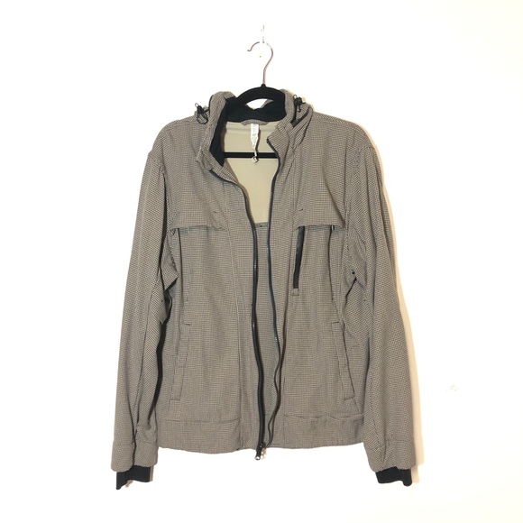 LULULEMON Houndstooth Men’s Full Zip City Jacket - Picture 7 of 8